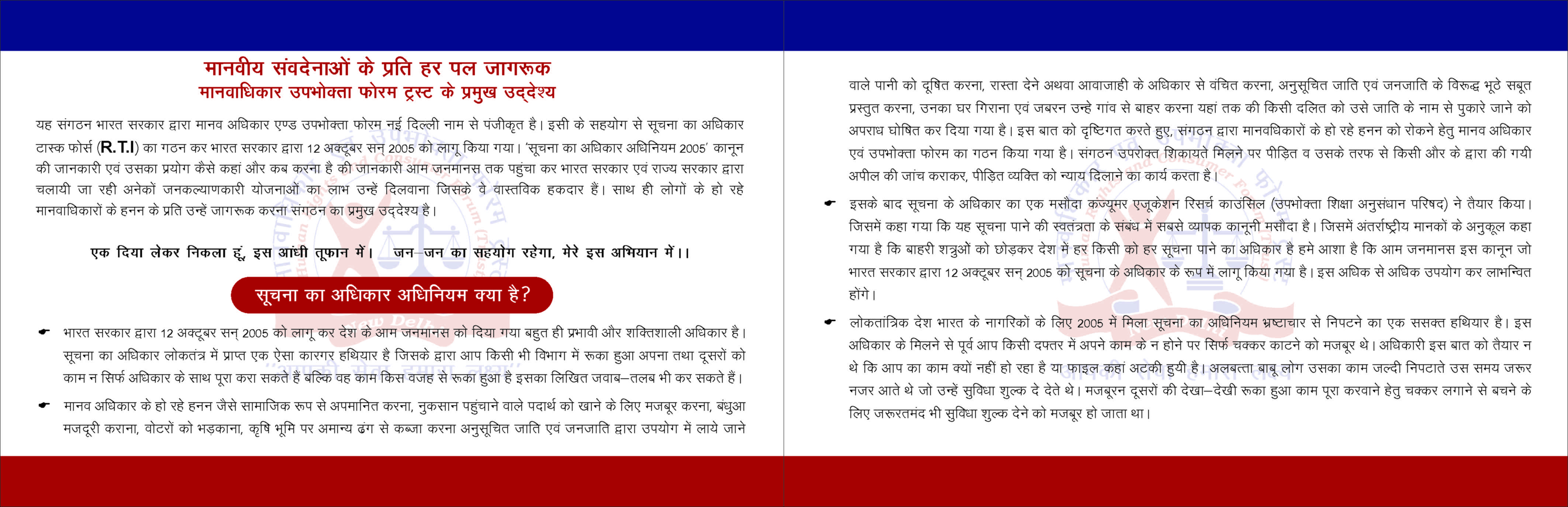 What is the Right to Information Act - informational poster